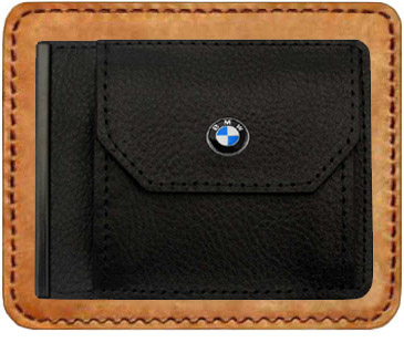 Skórzany portfel BMW dolarowy