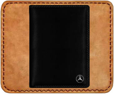 Portfel Mercedes - Benz z zabezpieczeniem karty