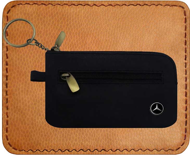 Skórzany brelok do kluczy MERCEDES