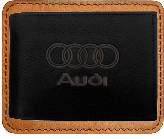 AUDI - portfel w całości skórzany